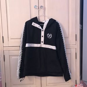 black PINK windbreaker